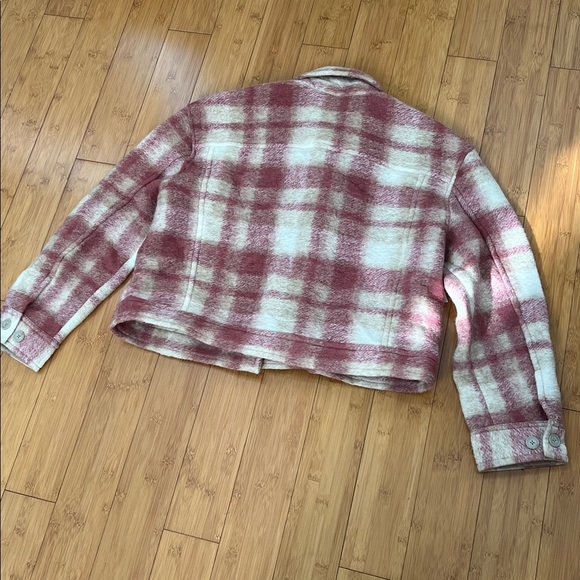 NWT Wilfred free Autumn jacket Claude Brn pink large wool - Picture 8 of 11